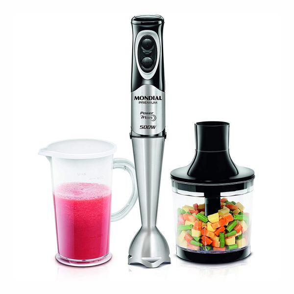 MIXER MONDIAL POWER PREMIUM M-07 220V - PLATA/NEGRO